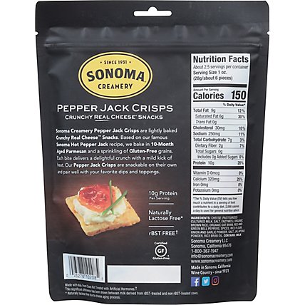 Sonomacrea Crisp Cheese Pepper Jack - 2.25 Oz - Image 6
