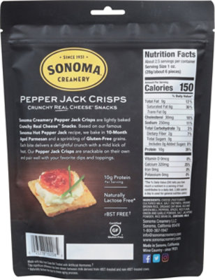 Sonomacrea Crisp Cheese Pepper Jack - 2.25 Oz - Image 6