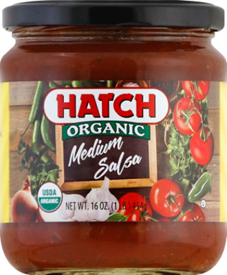 Hatch Organic Salsa Medium - 16 Oz - Image 2