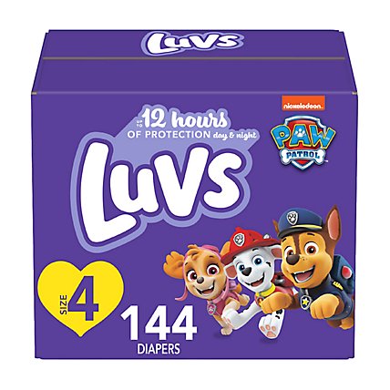 Luvs Baby Diapers Size 4 - 144 Count - Image 1