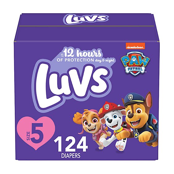 Luvs Baby Diapers Size 5 - 124 Count