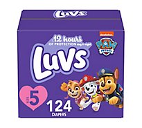 Luvs Pro Level Leak Protection Diapers Size 5 - 124 Count