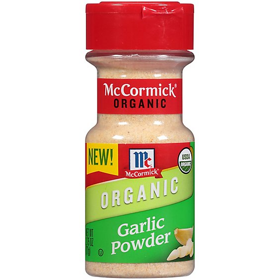 McCormick Organic Ground Garlic Powder 2.75  Oz
