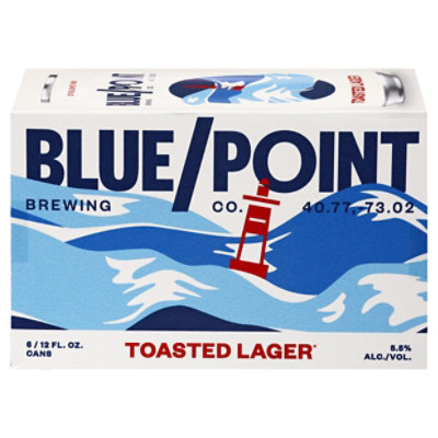 Blue Point Toasted Lager In Cans - 6-12 Fl. Oz. - Image 1