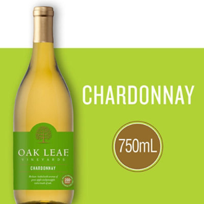 Oak Leaf Chardonnay Wine - 750 Ml - Image 3
