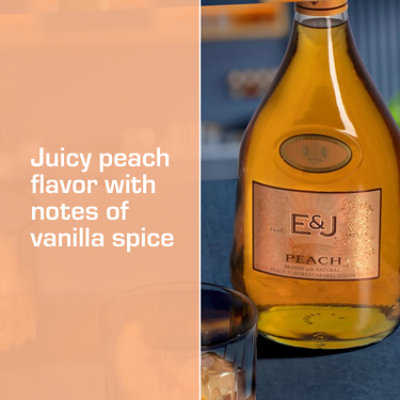 E&J Brandy Peach - 50 Ml - Image 2