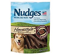 Nudges Natural Dog Treats Homestyle Made With Real Chicken And Pork Sausage - 18 Oz