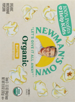 Newmans Own Organic Popcorn Micro Butter Org - 9.9 Oz - Image 7