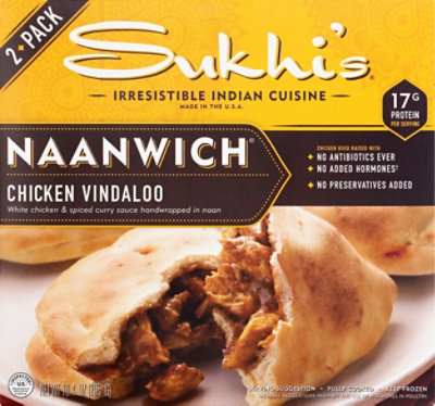 Sukhis Chicken Vindaloo Sandwch - 10.4 Oz - Image 2