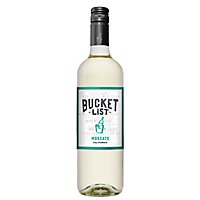 Bucket List Moscato White Wine - 750 Ml - Image 1