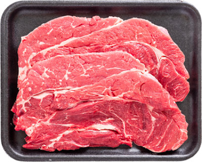Certified Angus Beef Chuck Steak Boneless Thin - Lb - Image 1