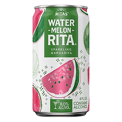 Ritas Water Melon Rita Malt Beverage In Can - 8 Fl. Oz. - Image 3