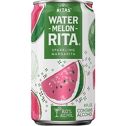 Ritas Water Melon Rita Malt Beverage In Can - 8 Fl. Oz. - Image 2