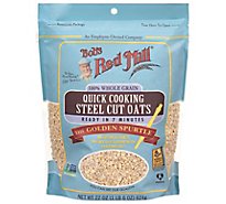 Bobs Red Mill Oats Steel Cut Quick Cooking - 22 Oz