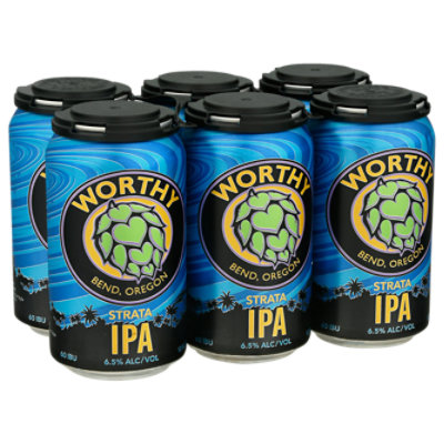 Worthy Strata Ipa In Cans - 6-12 Fl. Oz.