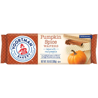 Voortman Pumpkin Spice Wafers - 10.6 Oz - Image 1