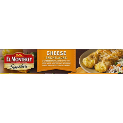 El Monterey Signature Cheese Frozen Entree Enchiladas - 10 Oz - Image 4