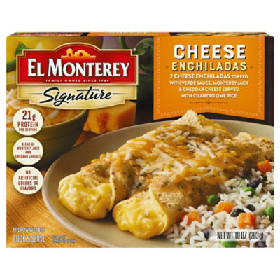 El Monterey Signature Cheese Frozen Entree Enchiladas - 10 Oz - Image 1