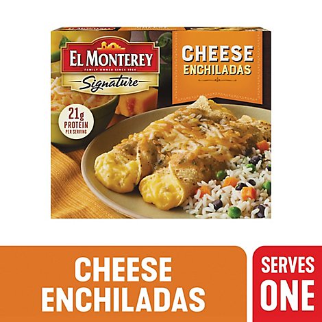 El Monterey Signature Frozen Entree Enchiladas Cheese - 10 Oz