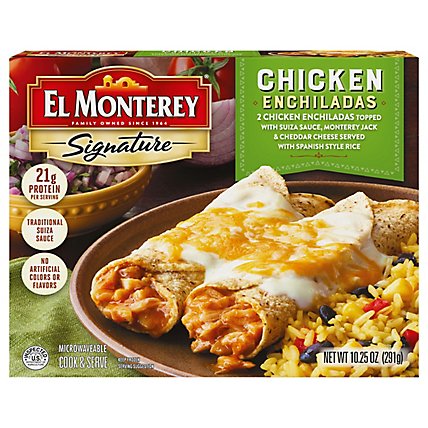 El Monterey Signature Chicken Enchiladas Frozen - 10.25 Oz - Image 3