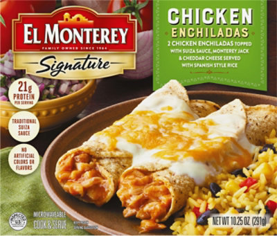 El Monterey Signature Chicken Frozen Enchiladas - 10.25 Oz - Image 2