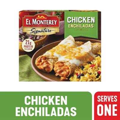 El Monterey Signature Beef Frozen Enchiladas Meal 2 Count