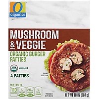 O Organics Organic Patties Veggie Mushroom 4 Count - 10 Oz - Image 2