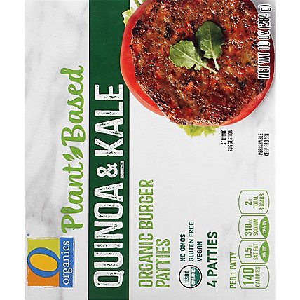 O Organics Organic Patties Quinoa & Kale 4 Count - 10 Oz - Image 6