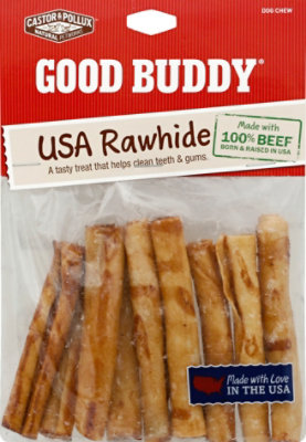 Good Buddy Dog Chew USA Rawhide Mini Rolls 2 Inch Chicken Flavor - 10 Count - Image 1