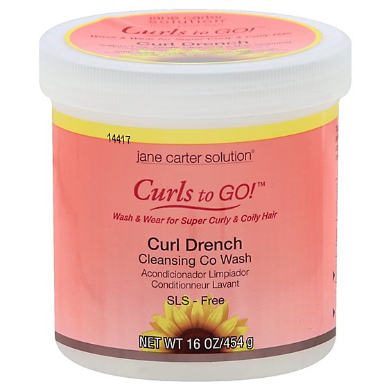 Jane Carter Solution Curls to Go! Cleansing Co Wash Curl Drench - 16 Fl. Oz.