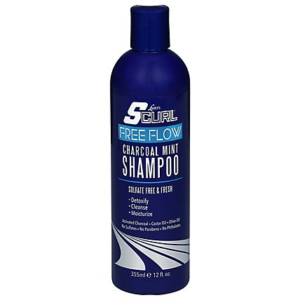 SCURL Free Flow Charcoal Mint Shampoo (12oz) SCURL Free Flow Charcoal Mint Shampoo (12oz)