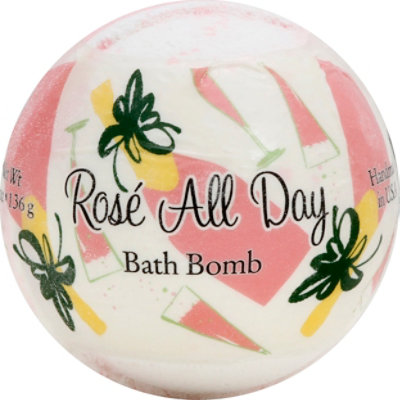 Primal Elements Rose All Day Bath Bomb - 4.8 Oz - Image 2