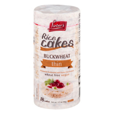 Liebers Rice Cakes With Buckwheat - 3.1 Oz - starmarket