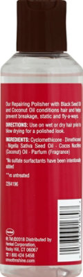 Smooth N Shine Polisher Repairing Straight For All Hair Types Black Seed Oil & Coconut Oil - 5 Oz - Image 3