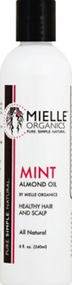 Mielle Organics Almond Oil All Natural Mint - 8 Fl. Oz. - Image 2