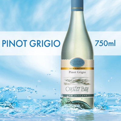 Oyster Bay Pinot Grigio White Wine - 750 ml - Image 1