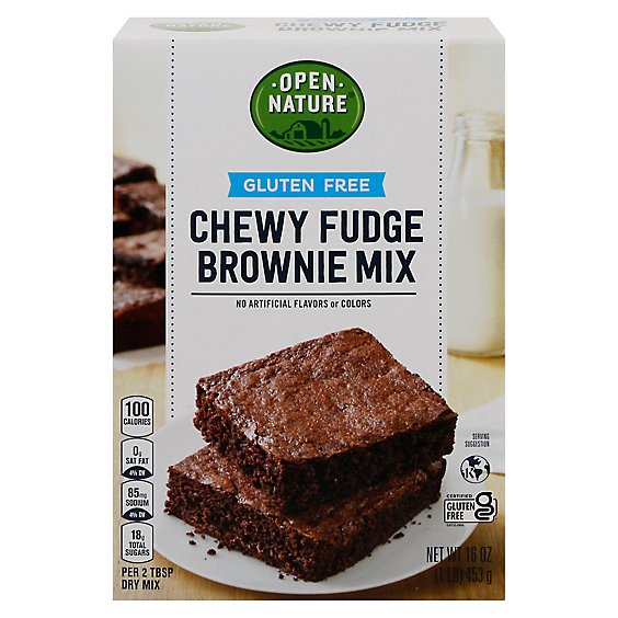 Open Nature Brownie Mix Gluten Free - 16 Oz