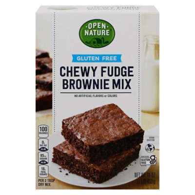 Open Nature Brownie Mix Gluten Free - 16 Oz