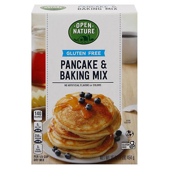 Open Nature Pancake & Baking Mix Gluten Free Gluten Free - 16 Oz