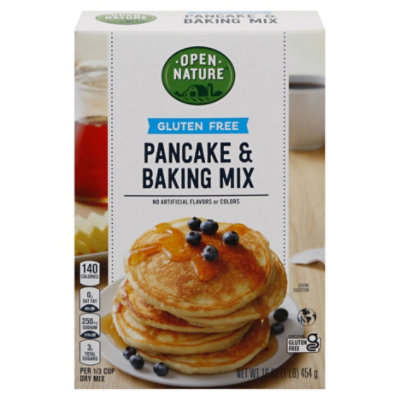 Open Nature Pancake & Baking Mix Gluten Free Gluten Free - 16 Oz