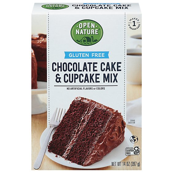 Open Nature Chocolate Cake & Cupcake Mix Gluten Free - 14 Oz