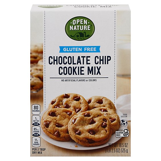Open Nature Chocolate Chip Cookie Mix Gluten Free - 18.5 Oz
