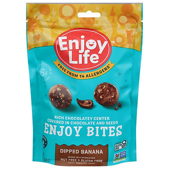 Enjoy Lif Bites Protein Dipd Bnana - 6.4 Oz
