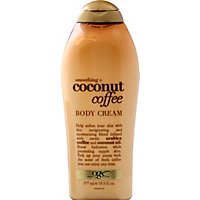 OGX Smoothing Plus Coconut Coffee Body Cream - 19.5 Oz - Image 2