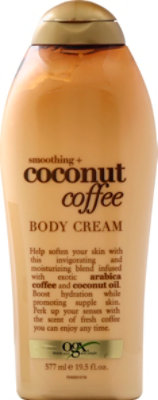 Smoothing + Coconut Coffee Body Cream - 19.5 Oz - Image 2