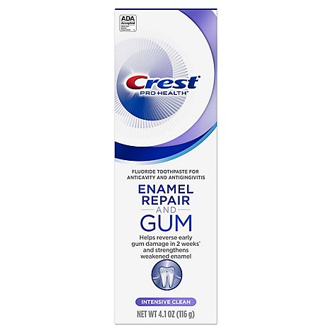 Crest Pro-Health Enamel Repair & Gum Intense Clean Anticavity Fluoride Toothpaste - 4.1 Oz