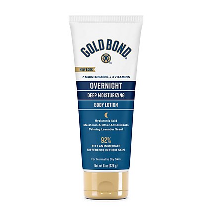 Gold Bond Ultimate Lotion Skin Therapy Overnight Deep Moisturizing - 8 Oz