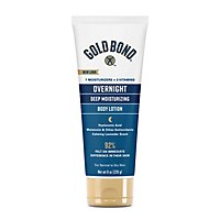 Gold Bond Ultimate Lotion Skin Therapy Overnight Deep Moisturizing - 8 Oz