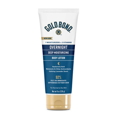 Gold Bond Ultimate Lotion Skin Therapy Overnight Deep Moisturizing - 8 Oz - Image 2