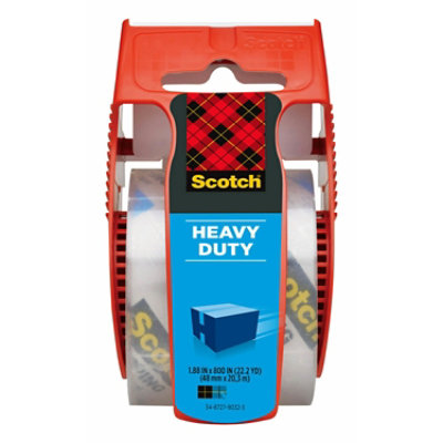 Scotch Heavy Duty Shipping Packaging Tape 1.88 Inch x 22.2 Yards - Each